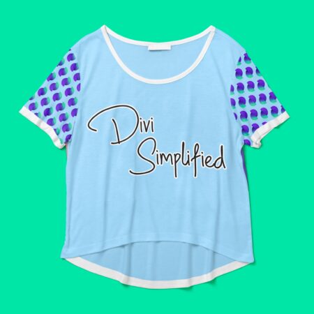 Divi Simplified Crop-top - Small, Blue