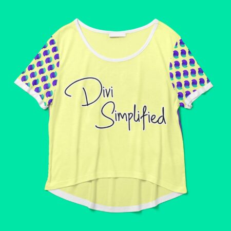 Divi Simplified Crop-top - Small, Yellow
